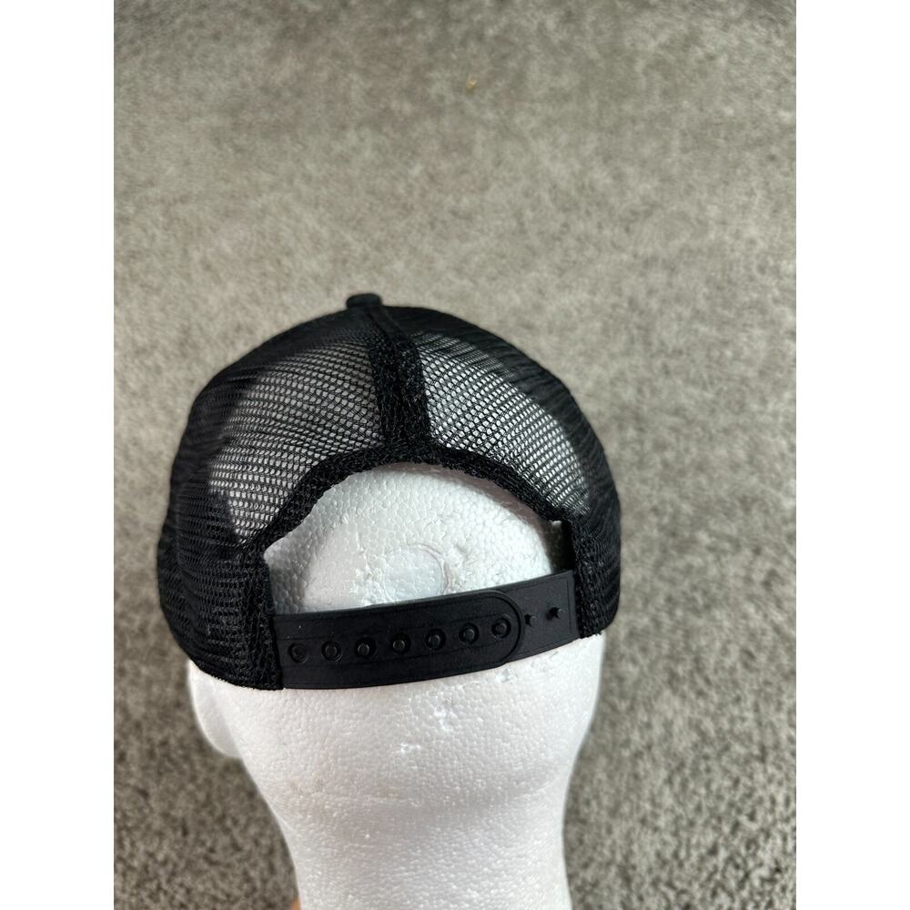 Volcom Stone Hat Mens OS Black Pink Mesh Snapback Trucker Cap Skater - Picture 6 of 9